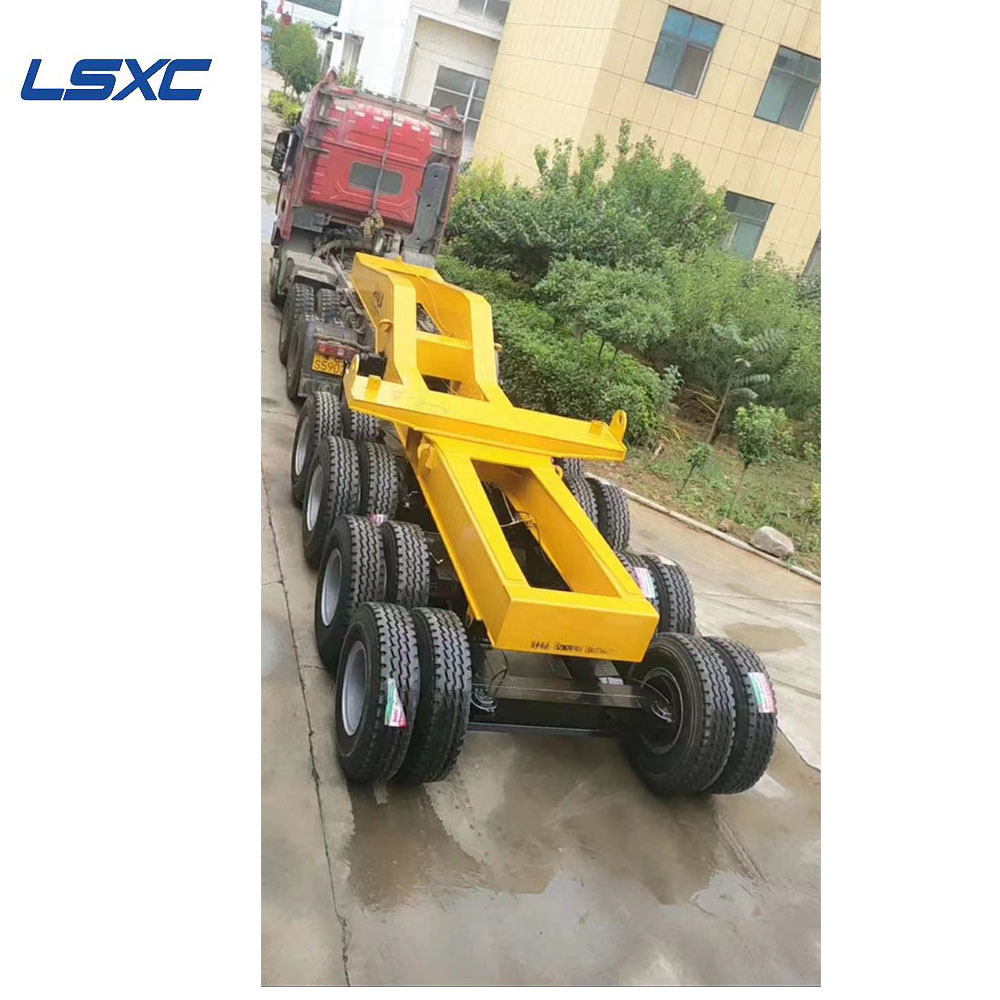 8 axles 160 ton Tire type girder trailer Girder flat truck beam carrier bridge transportation semi trailer