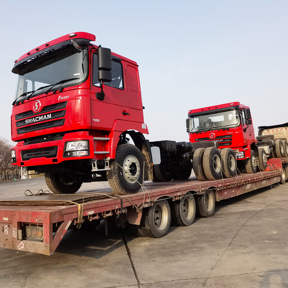 New product made in china factory price wholesale sacman f3000 mini 6x4 semi-trailer tractor truck for sale