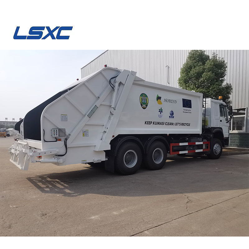 Heavy Duty 20 Cbm Compressing Garbage Truck Sinotruk HOWO 6X4 Rubbish Truck for Sale