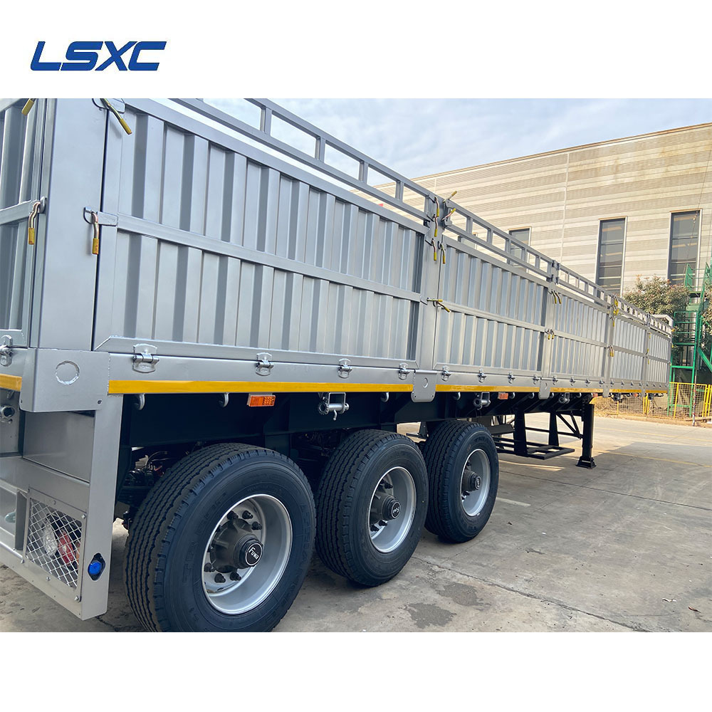 Direct factory sale  Tri-axle 40 Feet Flatbed Truck Trailer 40ft Flat Bed Semi Trailer Sidewall Semi Trailer For Transportation