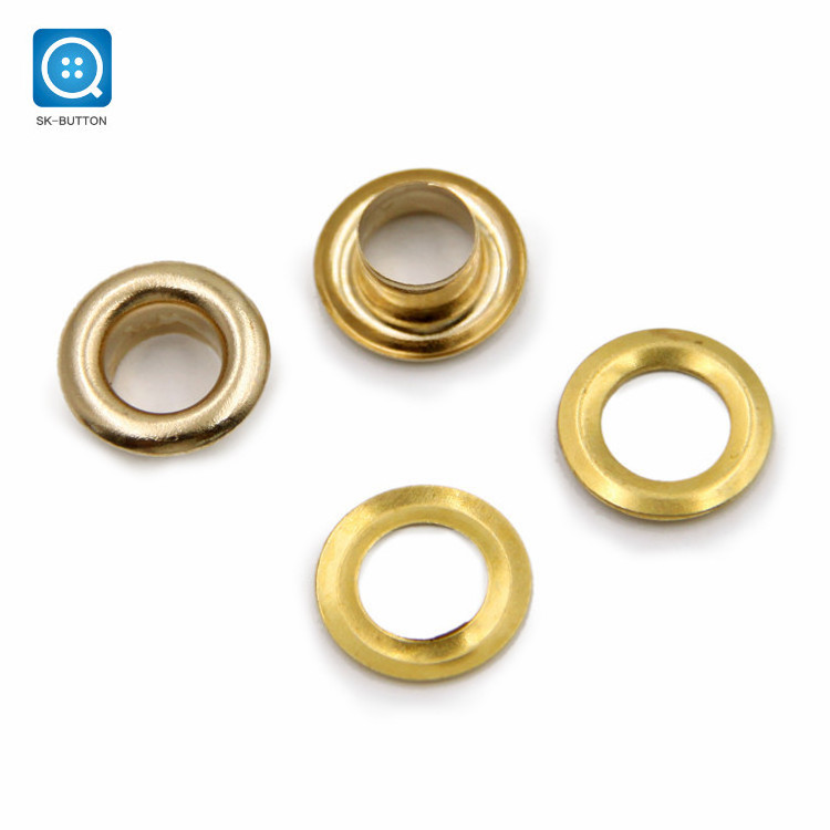 Custom logo stainless steel eyelet for garment accessories high quality stainless steel grommet