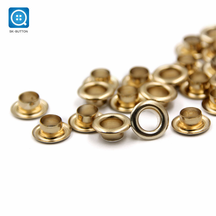 Custom logo stainless steel eyelet for garment accessories high quality stainless steel grommet