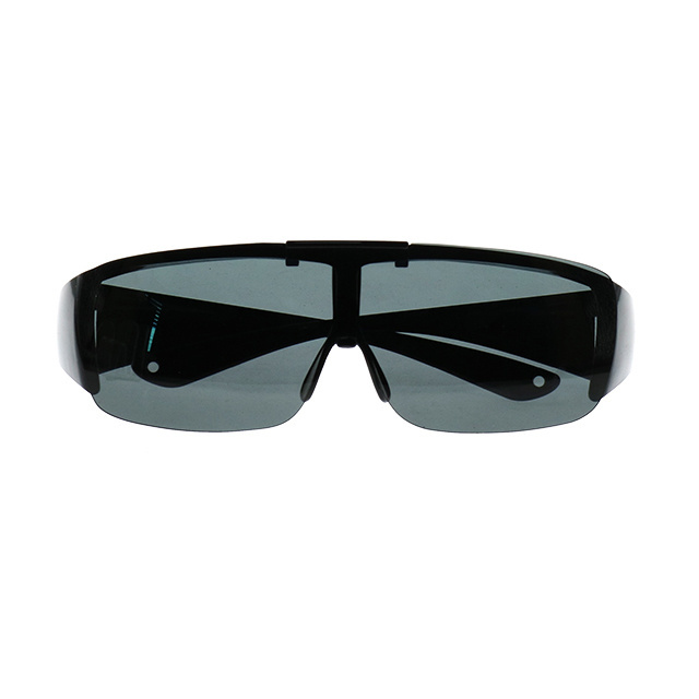 Made In Taiwan Polarized Rove PC Flip Top Fit Over Sunglasses Rectangle Eyewear For Driving