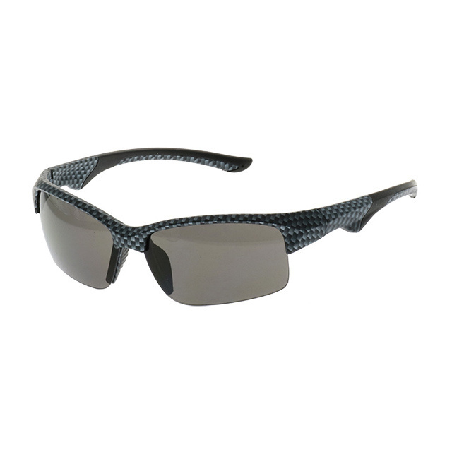 Superior Quality Carbon Half Frame Polarized Sports Sunglasses For Cycling Hiking Jogging