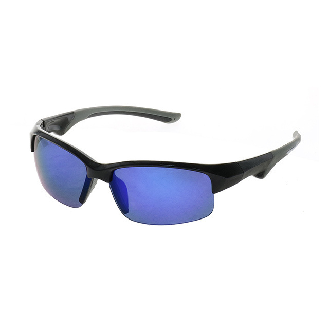 Superior Quality Carbon Half Frame Polarized Sports Sunglasses For Cycling Hiking Jogging