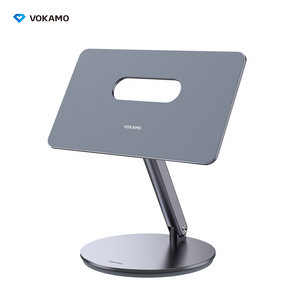 VOKAMO Aluminum Alloy Tablet Holder Stand Universal Rotatable Foldable Tablet Stand For Ipad