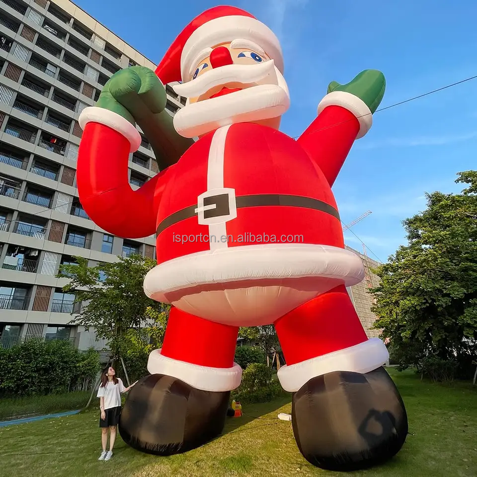 20ft tall Giant inflatable Santa Claus, christmas advertising inflatables