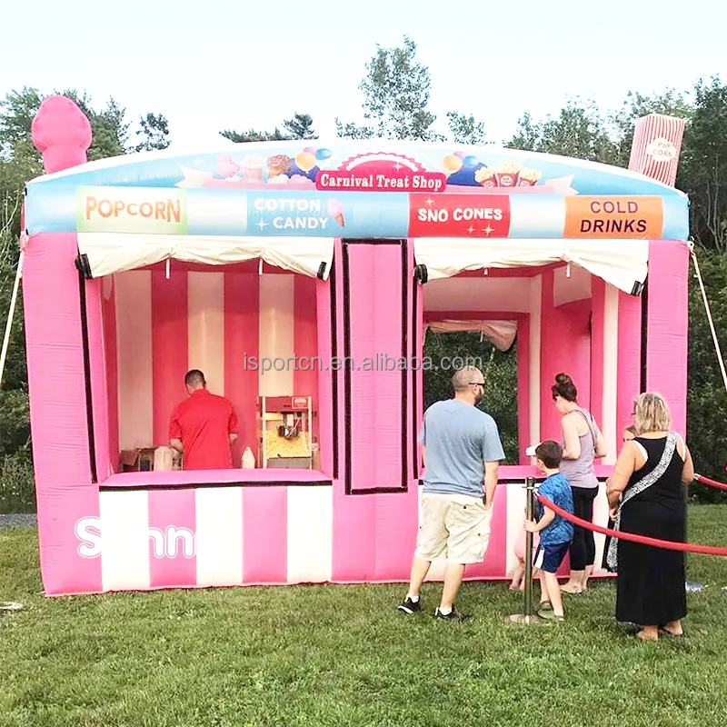 custom inflatable carnival store Inflatable Concession Stand booth Inflatable ice cream booth