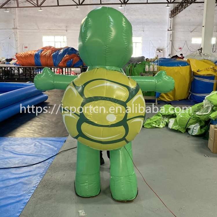 Giant Inflatable turtle Walking Mascot Costume Moving Cartoon For Advertising