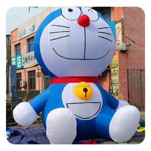 Christmas inflatable doraemon balloons inflatable cartoon doraemon mascot costume for decoration