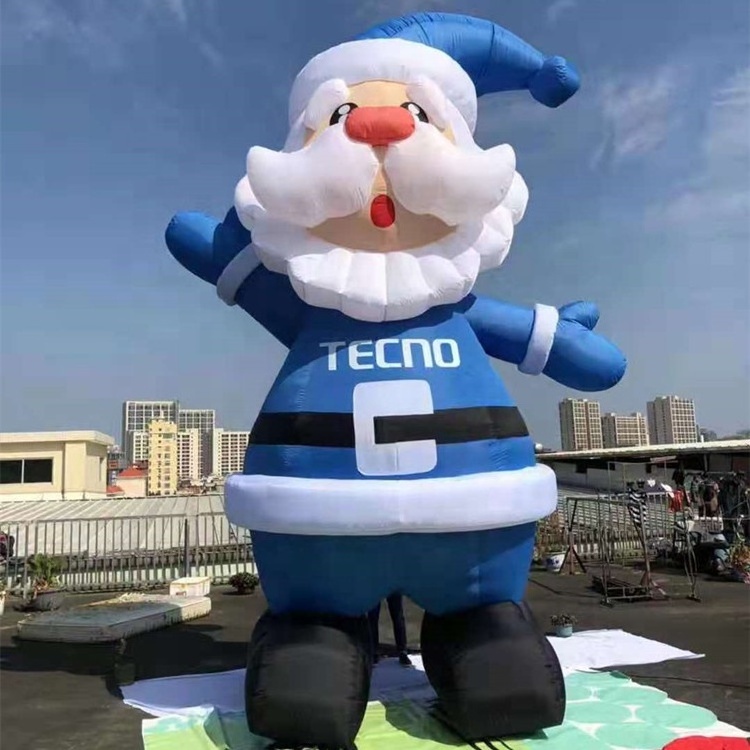 Commercial grade inflables de navidad blow up christmas decoration advertising inflatable mega santa claus