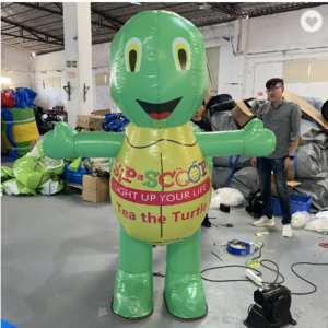 Giant Inflatable turtle Walking Mascot Costume Moving Cartoon For Advertising