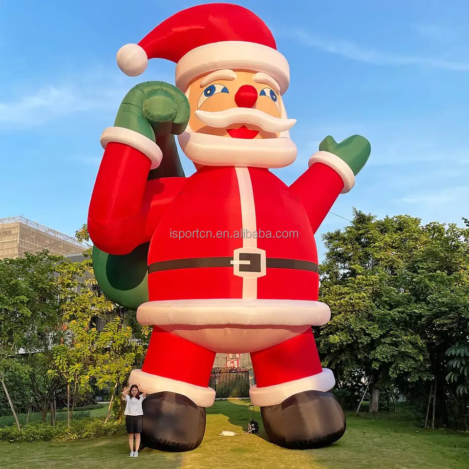 20ft tall Giant inflatable Santa Claus, christmas advertising inflatables