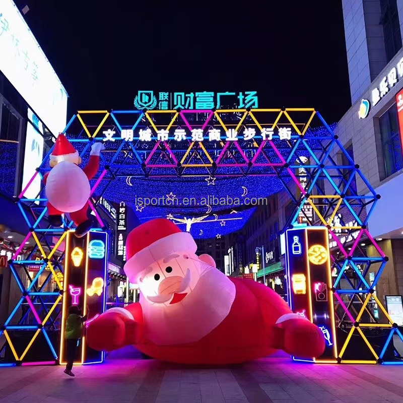 christmas inflatable santa claus, outdoor giant inflatable christmas decorations Santa