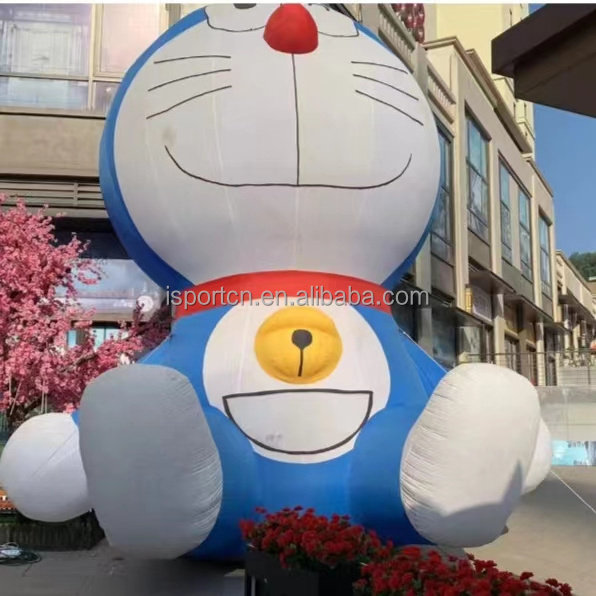 Christmas inflatable doraemon balloons inflatable cartoon doraemon mascot costume for decoration