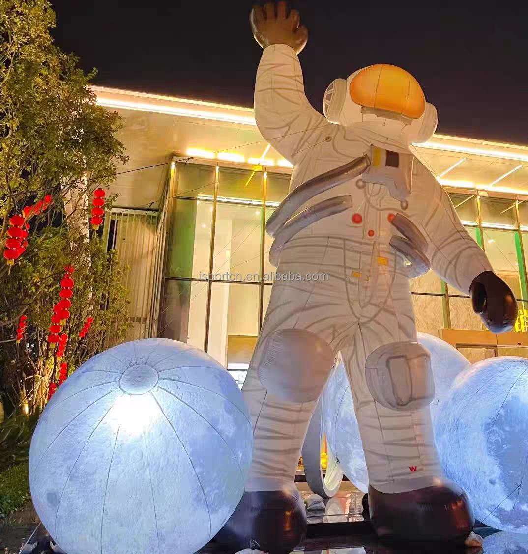 Advertising Inflatable Astronaut Model Customized Giant Cosmonaut Inflatable Spaceman For Festival Event