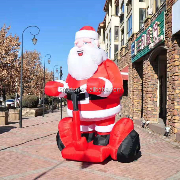 giant inflatable cartoon christmas santa claus