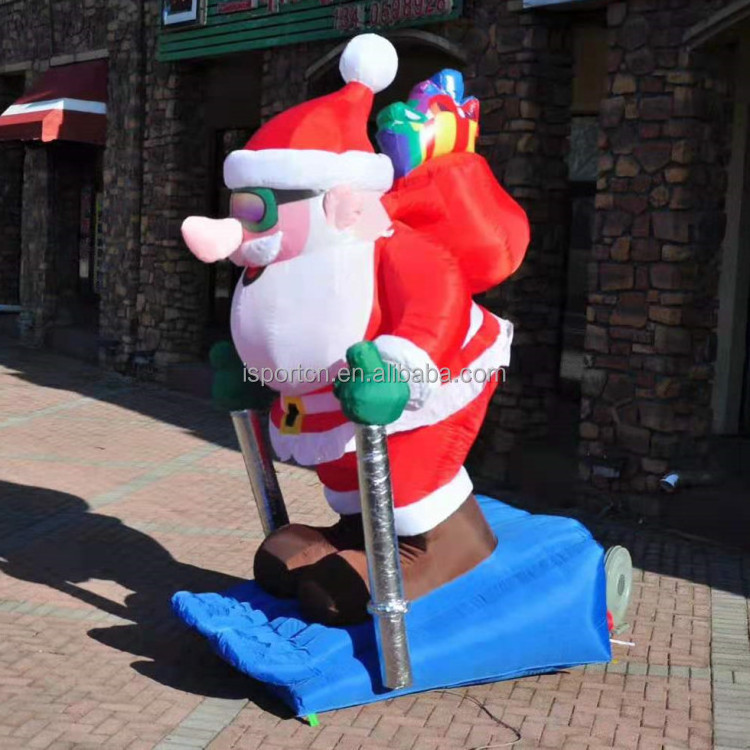 giant inflatable cartoon christmas santa claus