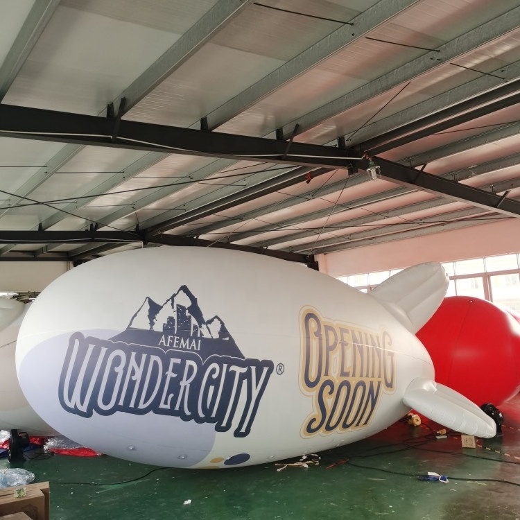 Inflatable Blimp for Sale / Advertising Helium Zeppelin /6M inflatable RC airship