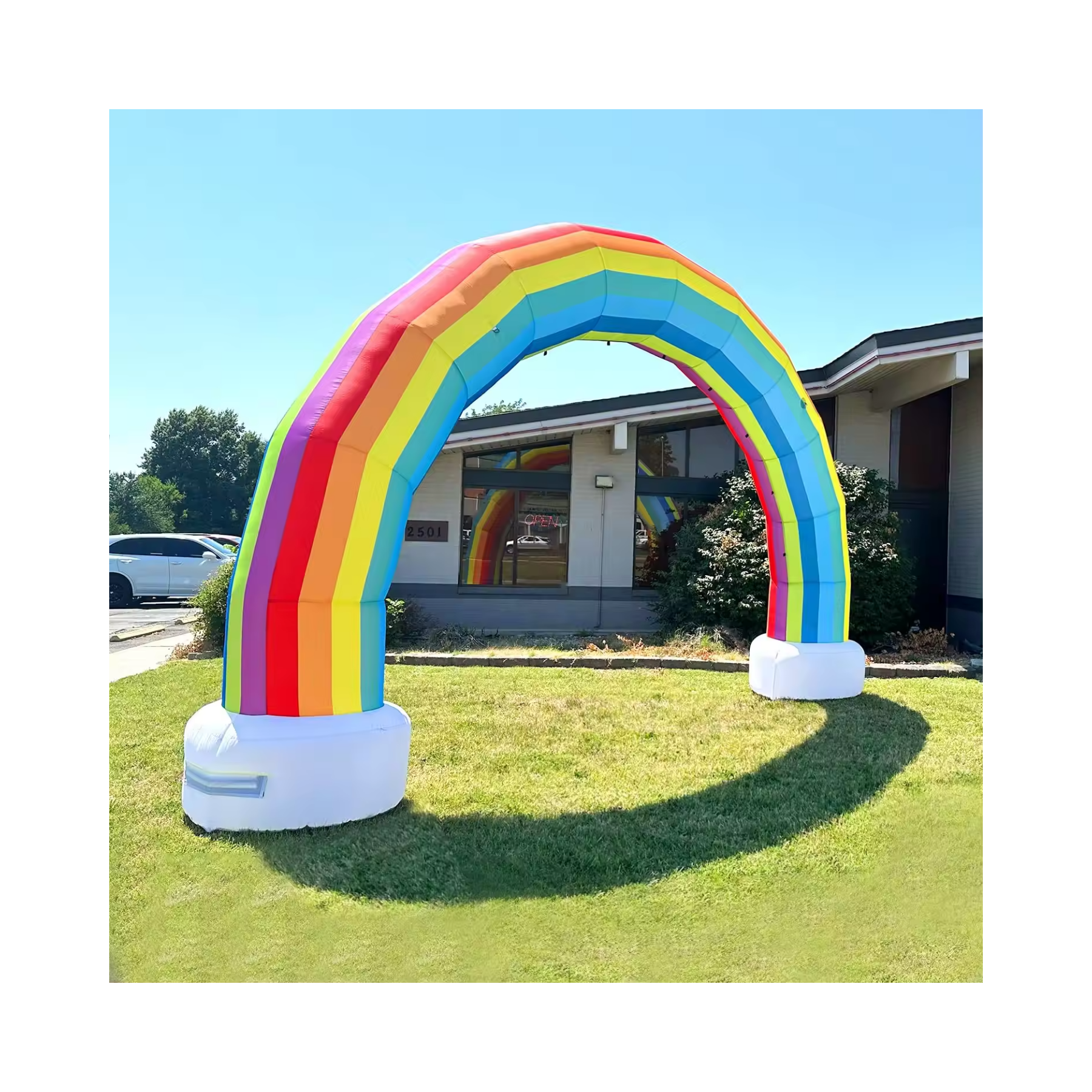 Christmas inflatable rainbow arch inflatable birthday arch inflatable wedding arch manufacture