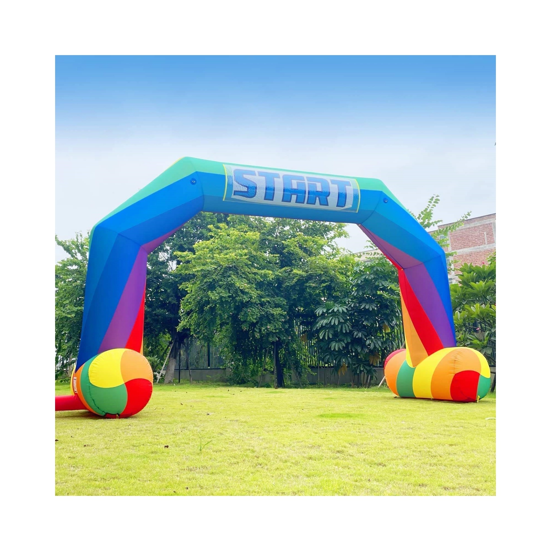 Christmas inflatable rainbow arch inflatable birthday arch inflatable wedding arch manufacture