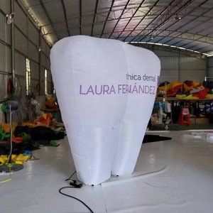 Customized giant inflatable tooth model for advertising event