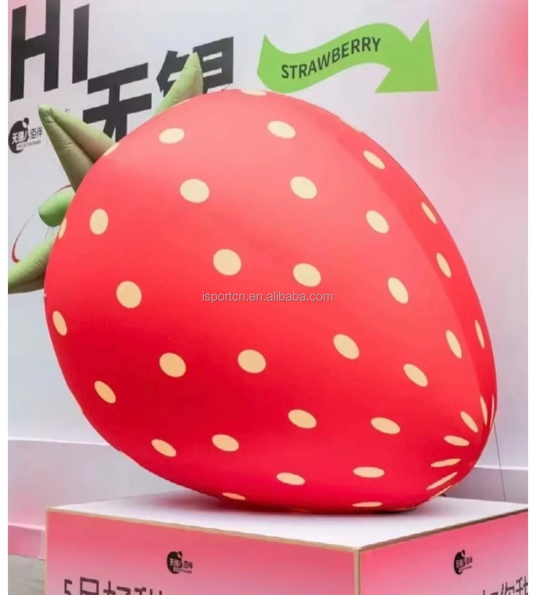 decoration inflatable strawberry balloon strawberry model for promotion