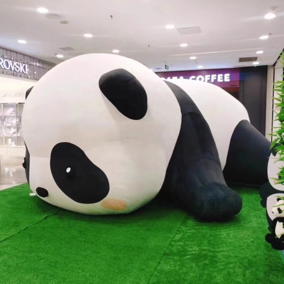 Cheap price Cute Inflatable Panda Cartoon Mascot Balloon for Outdoor Event Advertising