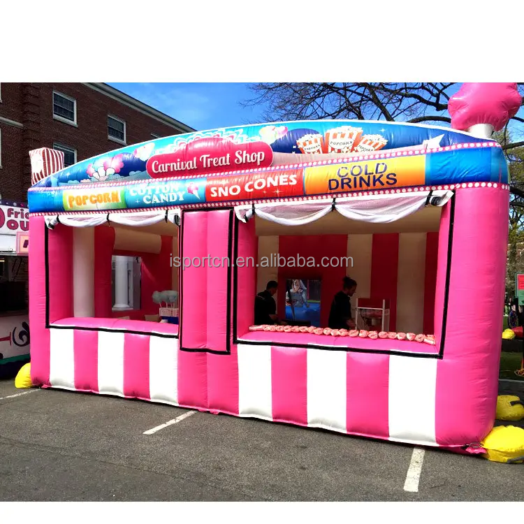 custom inflatable carnival store Inflatable Concession Stand booth Inflatable ice cream booth