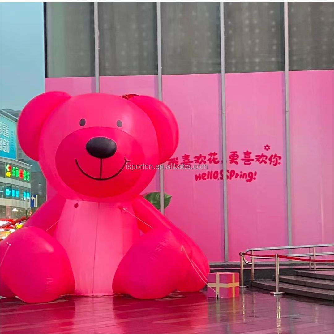 Light Inflatable cartoon bears Bear decoration Giant outdoor inflated bear