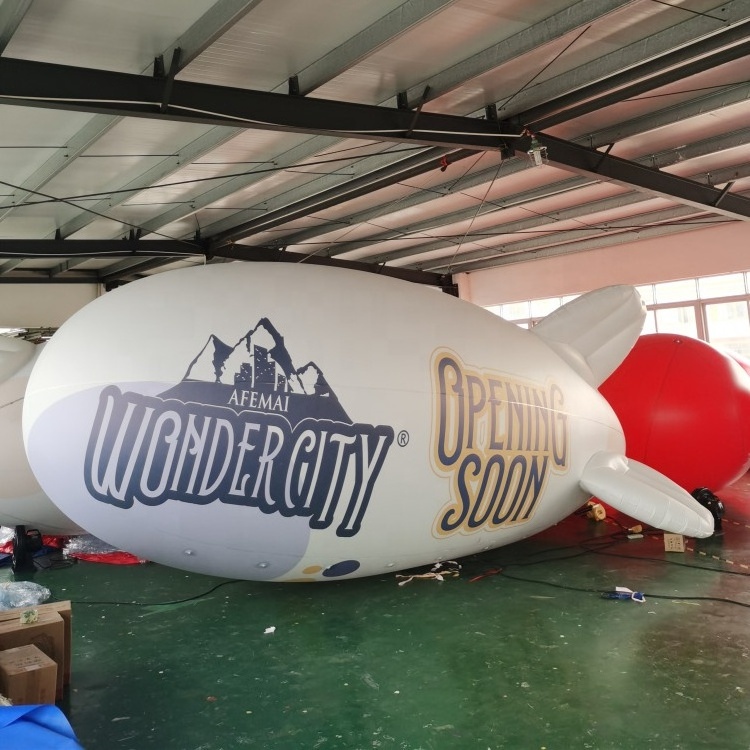 Inflatable Blimp for Sale / Advertising Helium Zeppelin /6M inflatable RC airship