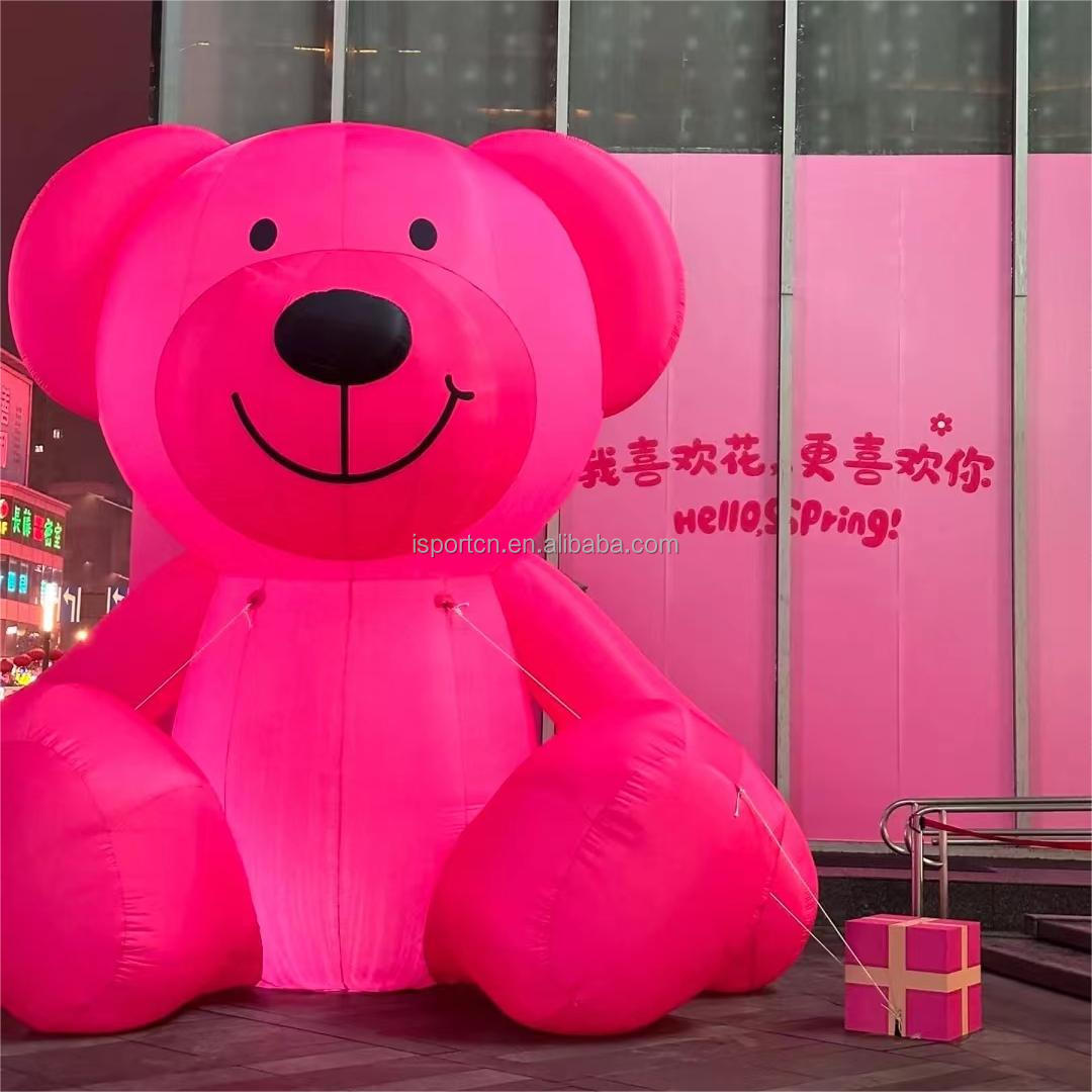 Light Inflatable cartoon bears Bear decoration Giant outdoor inflated bear