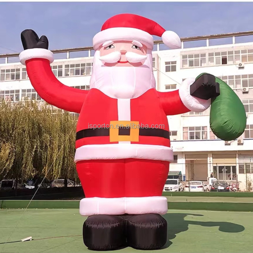 Giant Decoration Christmas event giant inflatable santa claus