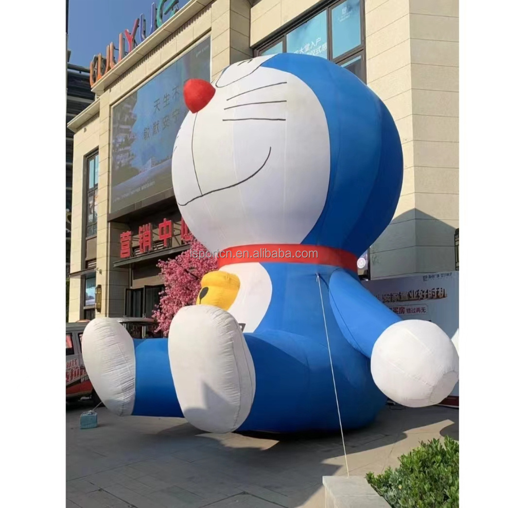 Christmas inflatable doraemon balloons inflatable cartoon doraemon mascot costume for decoration