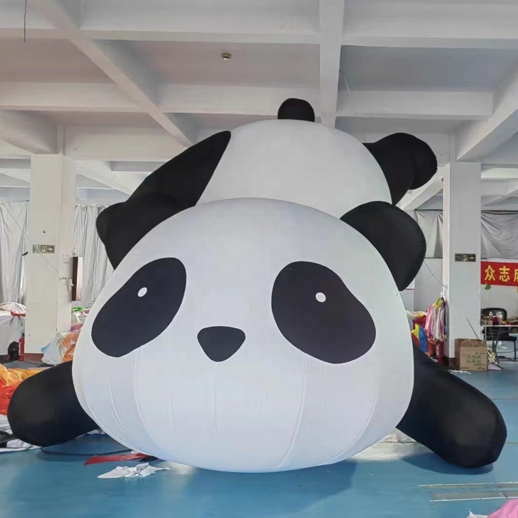 Cheap price Cute Inflatable Panda Cartoon Mascot Balloon for Outdoor Event Advertising