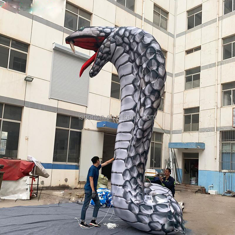 Customized Hot sale giant inflatable snake for advertising