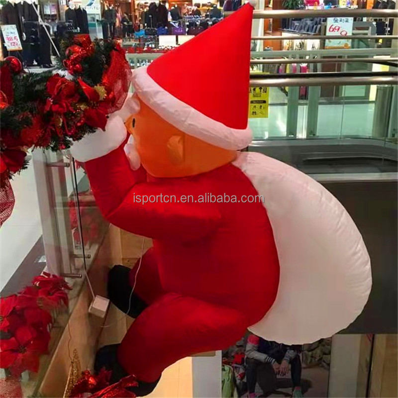 christmas inflatable santa claus, outdoor giant inflatable christmas decorations Santa