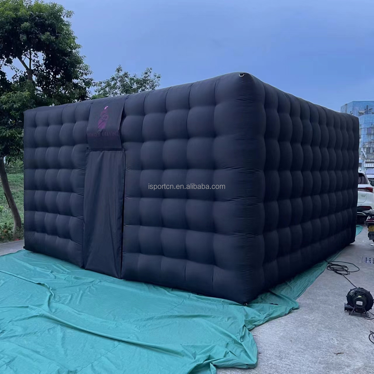 large portable outdoor Inflatable bar LED inflatable disco tent inflatable nightclub for events