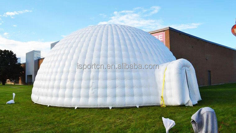 Colorful Lighting Led Tent Dome Inflatable Dome Tent Igloo For Event