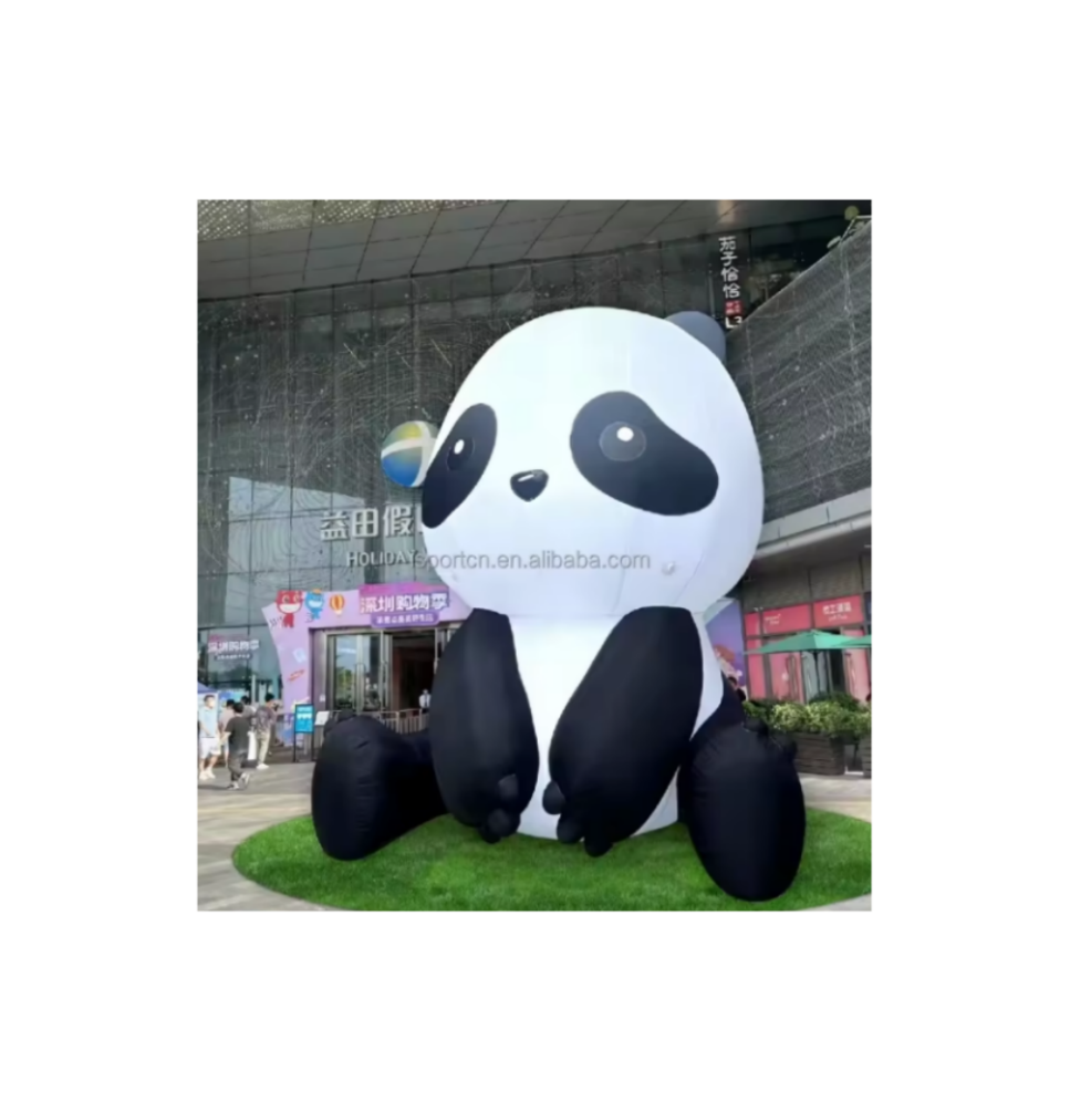 Cheap price Cute Inflatable Panda Cartoon Mascot Balloon for Outdoor Event Advertising