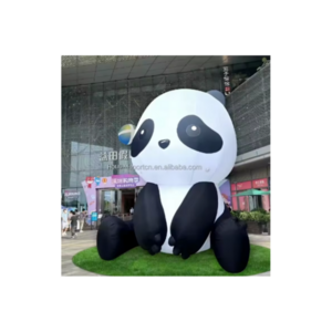 Cheap price Cute Inflatable Panda Cartoon Mascot Balloon for Outdoor Event Advertising