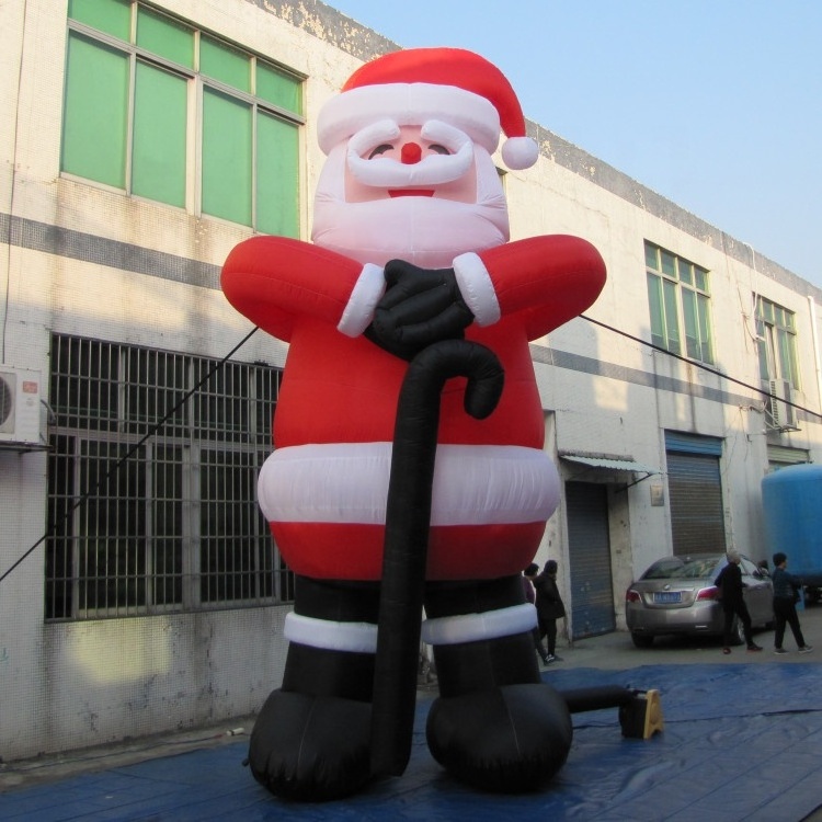 giant inflatable advertising santa claus cartoon model for outdoor Christmas decoration