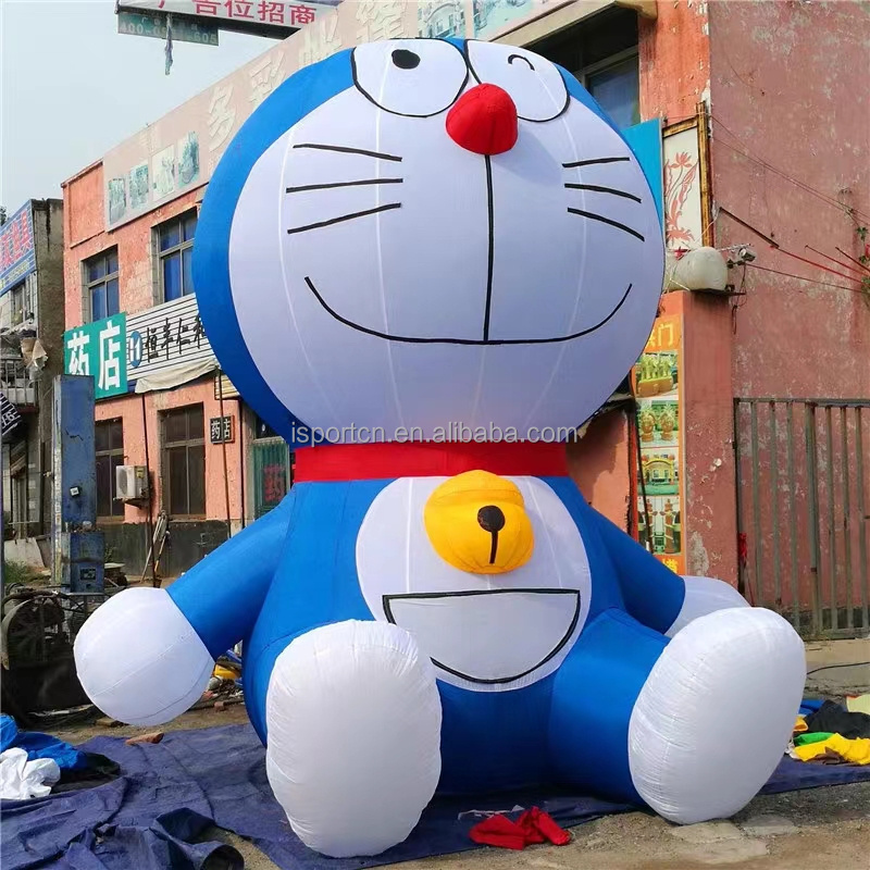 Christmas inflatable doraemon balloons inflatable cartoon doraemon mascot costume for decoration