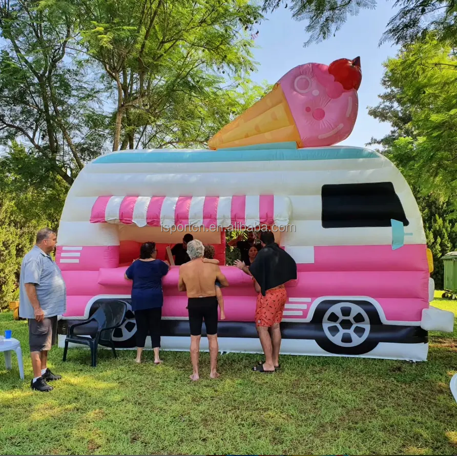 custom inflatable carnival store Inflatable Concession Stand booth Inflatable ice cream booth