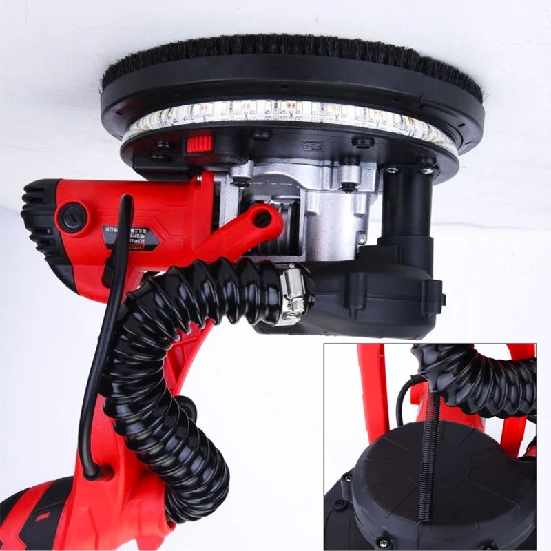 H202 220V Double LED Strip Giraffe Sander Electric wall putty plaster grinding Machine