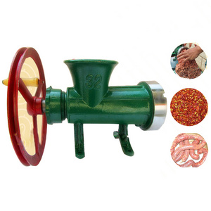 32#   Hand-cranked Electric Household Commercial Fish Grinder Chicken Skeleton Pepper Chilli Enema Meat Grinder