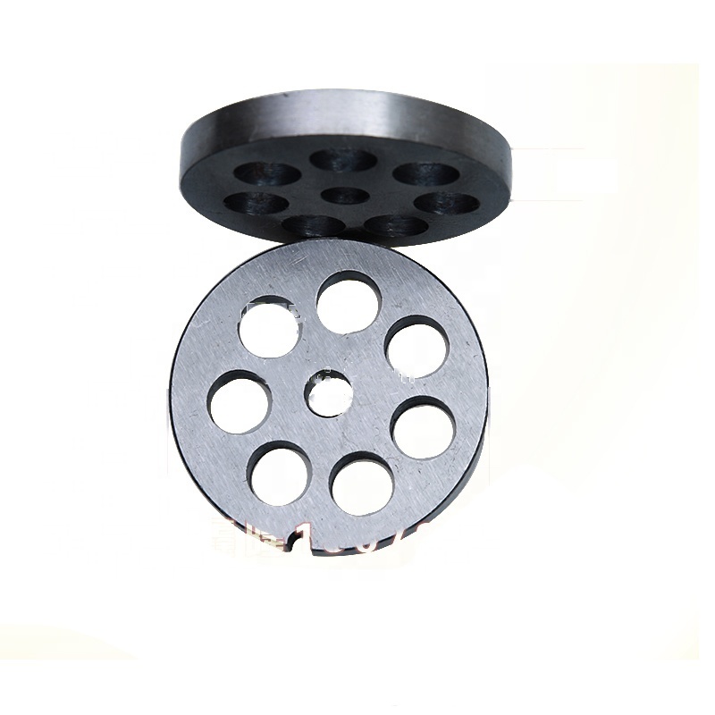 12 / 22 / 42 / 52 / 32 Model Meat Grinder Accessories Round Knife Meat Plate Manganese Steel Perforated Plate Disc Hole Grate