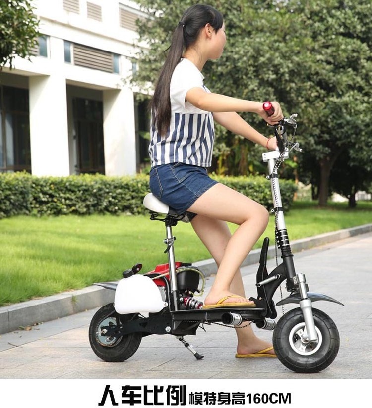 49cc 4 Four-stroke Gasoline Gas Scooters Motorized Scooter Gasoline 49cc Motorcycle