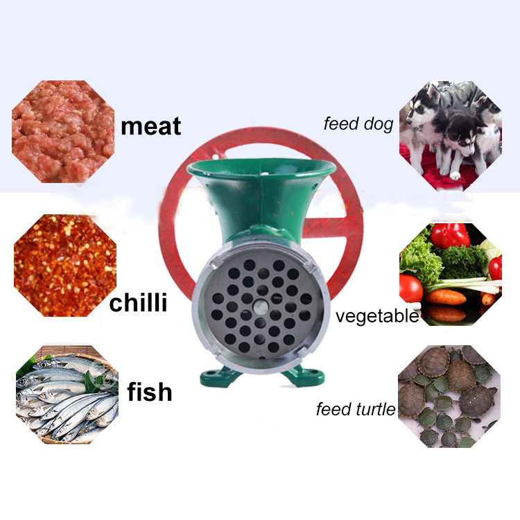 32#   Hand-cranked Electric Household Commercial Fish Grinder Chicken Skeleton Pepper Chilli Enema Meat Grinder