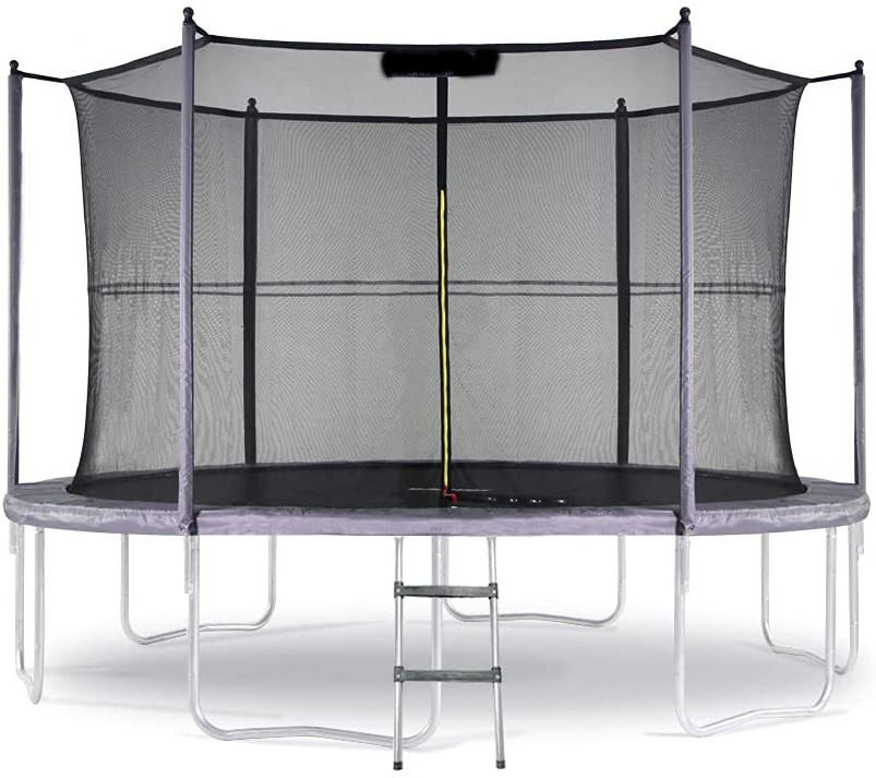 Manufacturer children adult outdoor trampoline with fence round 16 feet with safety net